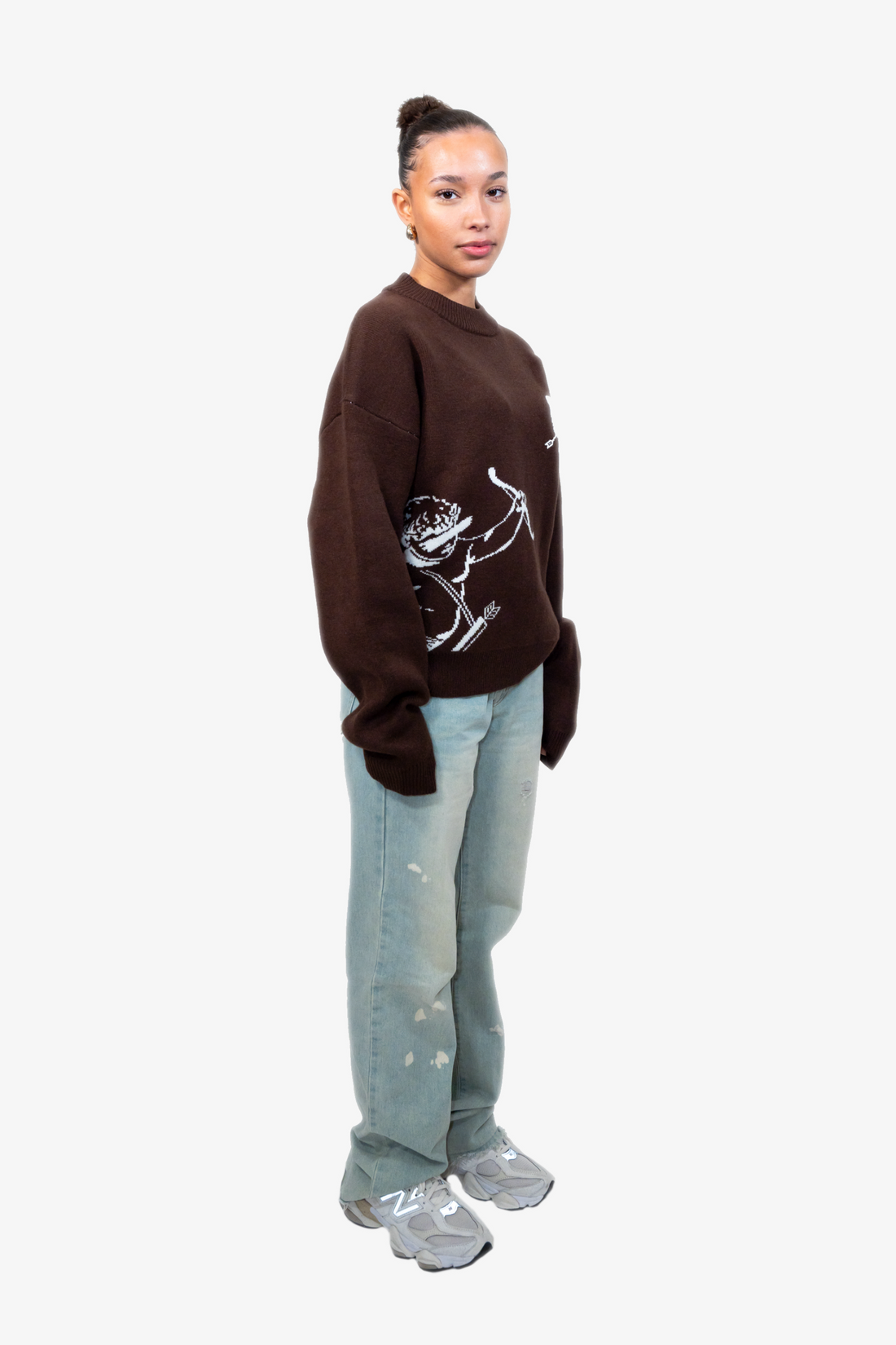 ZORI Men Knit Sweater – Mocha Brown Winter Wear